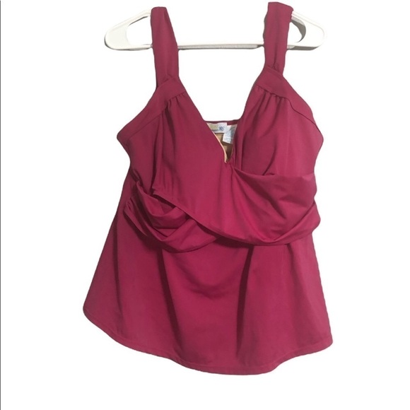 Swim 365 pink tankini swimsuit 20w - Picture 8 of 14